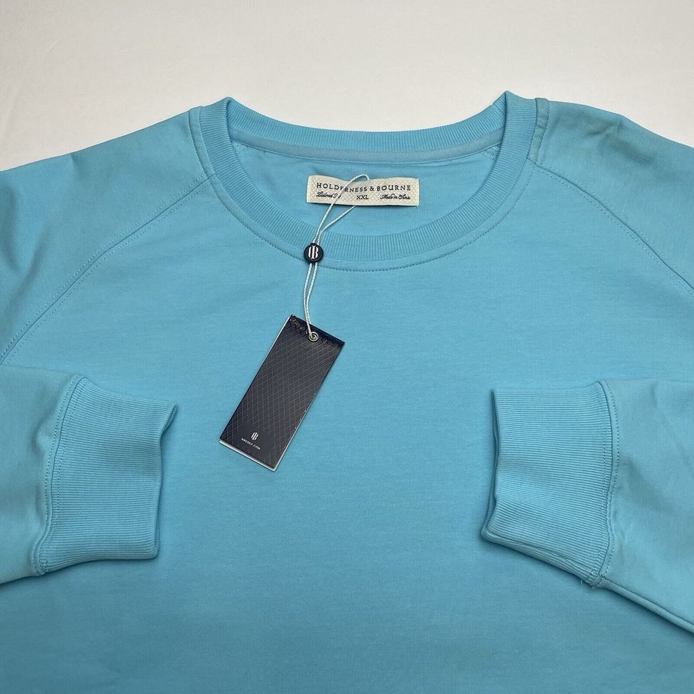 NWT Holderness Bourne The Ellis‎ Pullover Crewneck Sweater Sz XXL Tailored Fit